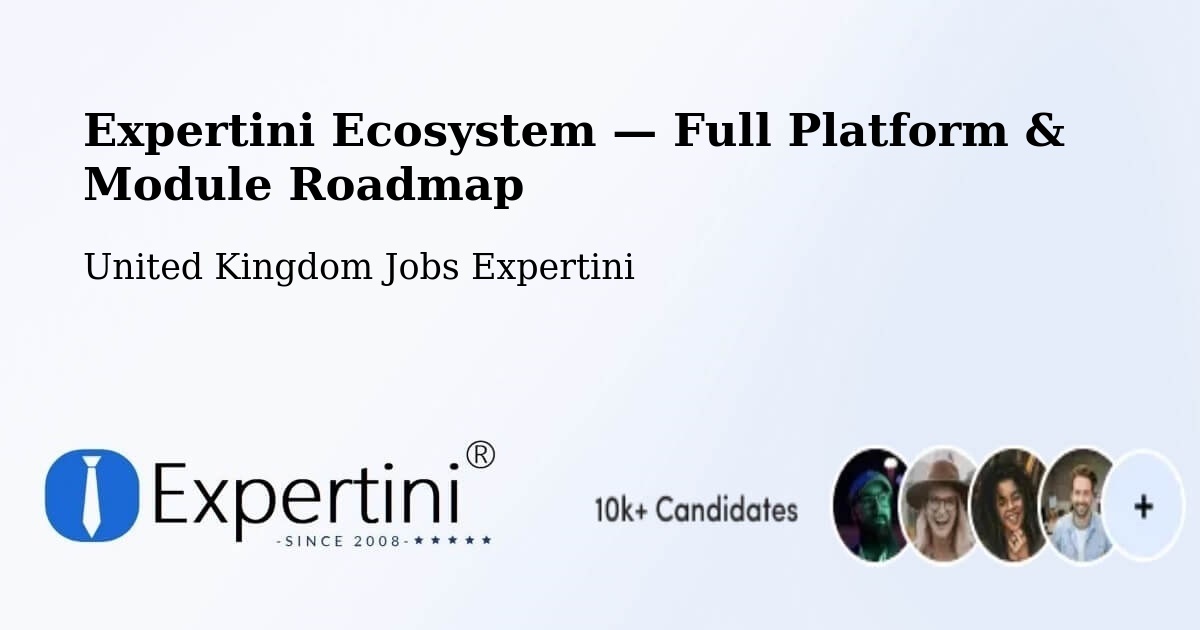 Expertini Ecosystem — Full Platform & Module Roadmap – Tweedbank